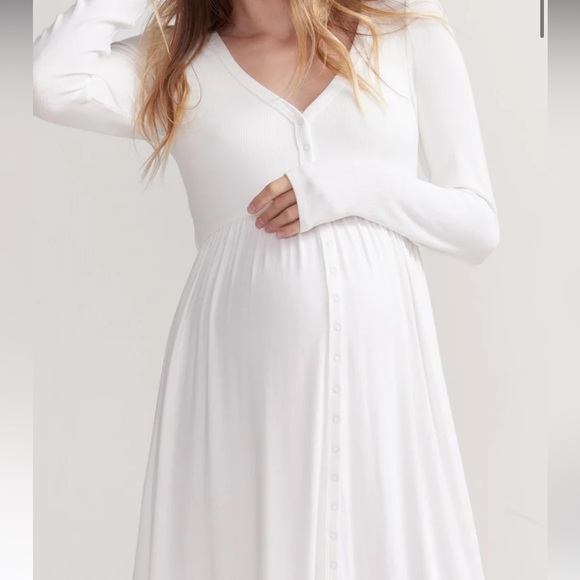 HATCH The Softest Rib Nursing Dress 0 - Picture 2 of 7